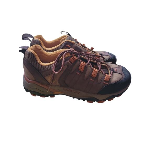 Merrell Shoes - MERRELL Pandora Omni-PIT Brown Leather Trail Hiking Shoes Women's 8.5 M